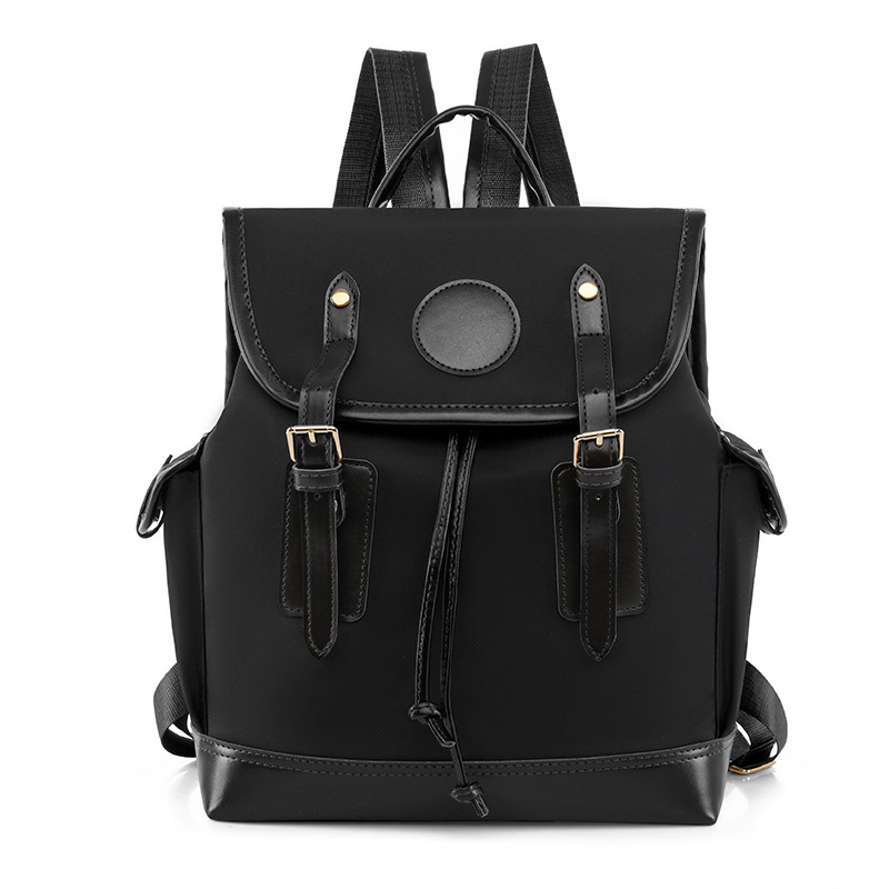 Leatherwork Books - Vintage Pu Leather Backpack Zippered Back