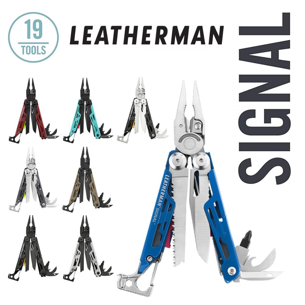 Leatherwork Knife - LEATHERMAN - SIGNAL Camping Multitool with