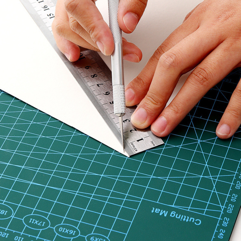 Leather Workbench - A4 Cutting Mat Workbench Patchwork Cut
