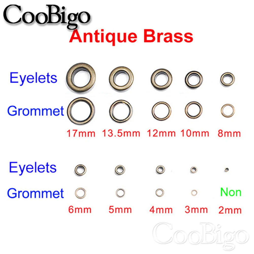 100sets Metal Eyelets Leather  - Leatherwork Eyelets recension och pris