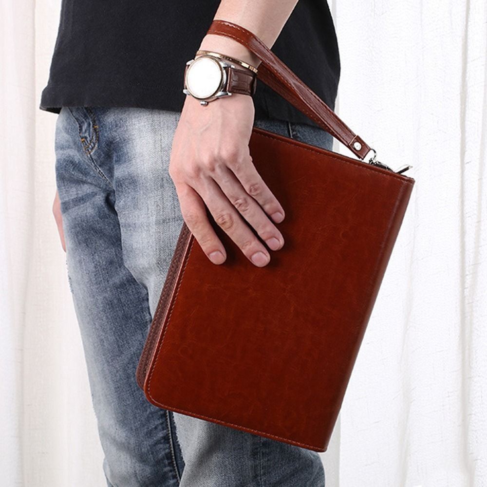 Portable File Folder PU Leathe - Leatherwork Books recension och pris