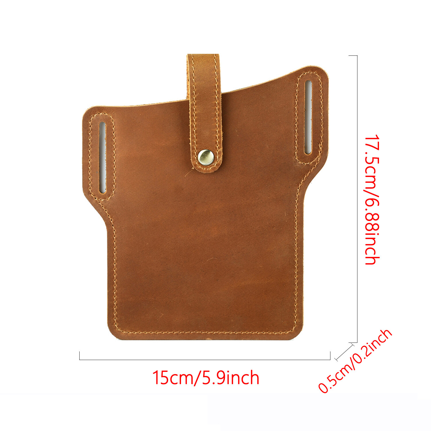 Bumbag Crazy Horse Leather Ret - Leatherwork Fasteners recension och pris