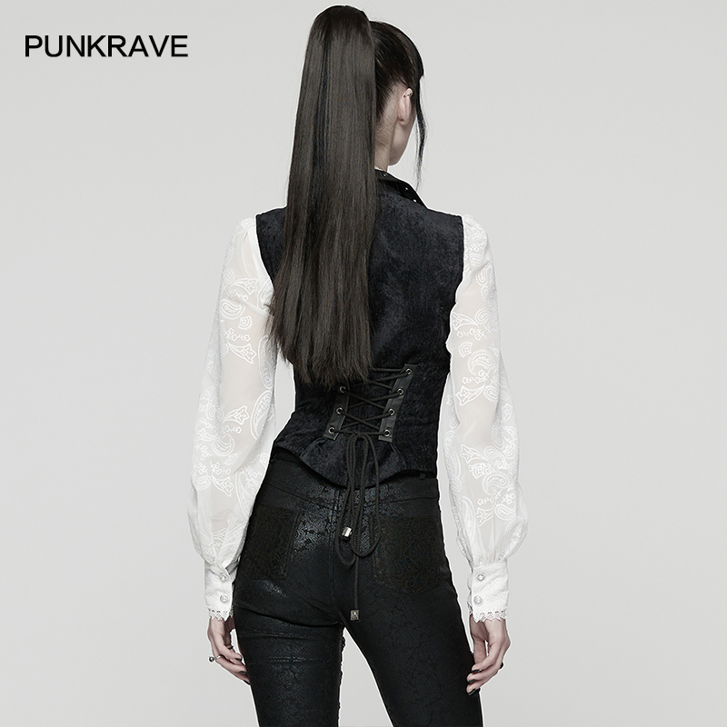 PUNK RAVE Women's Punk Leather - Leatherwork Eyelets recension och pris