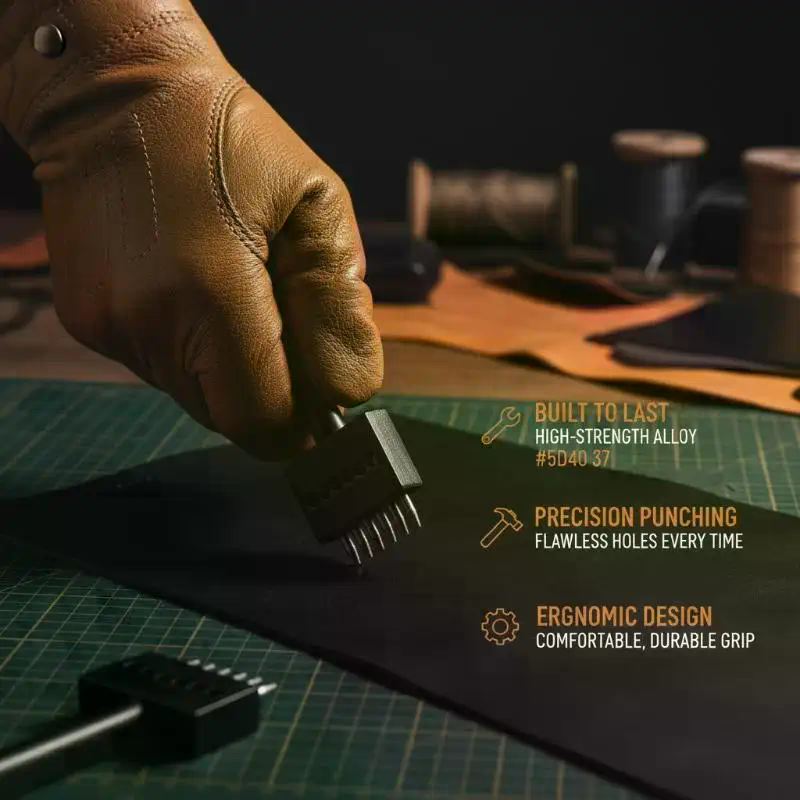 3Pcs Manual Leather Hole Punch - Leatherwork Manual recension och pris