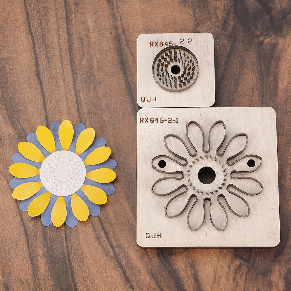 1Set Flower-Shaped Cutting Mol - Leatherwork Templates recension och pris