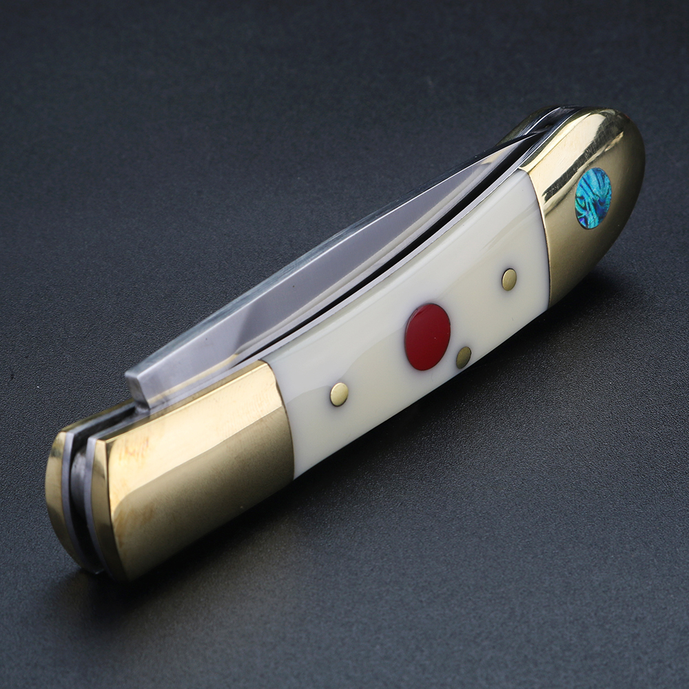 White cow bone brass handle ou - Bone Folder Tool recension och pris