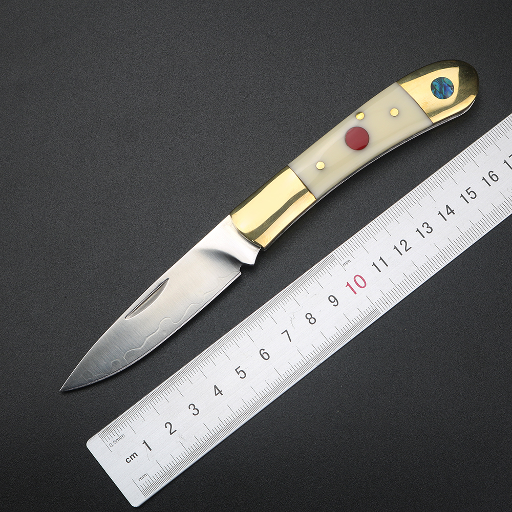 White cow bone brass handle ou - Bone Folder Tool recension och pris