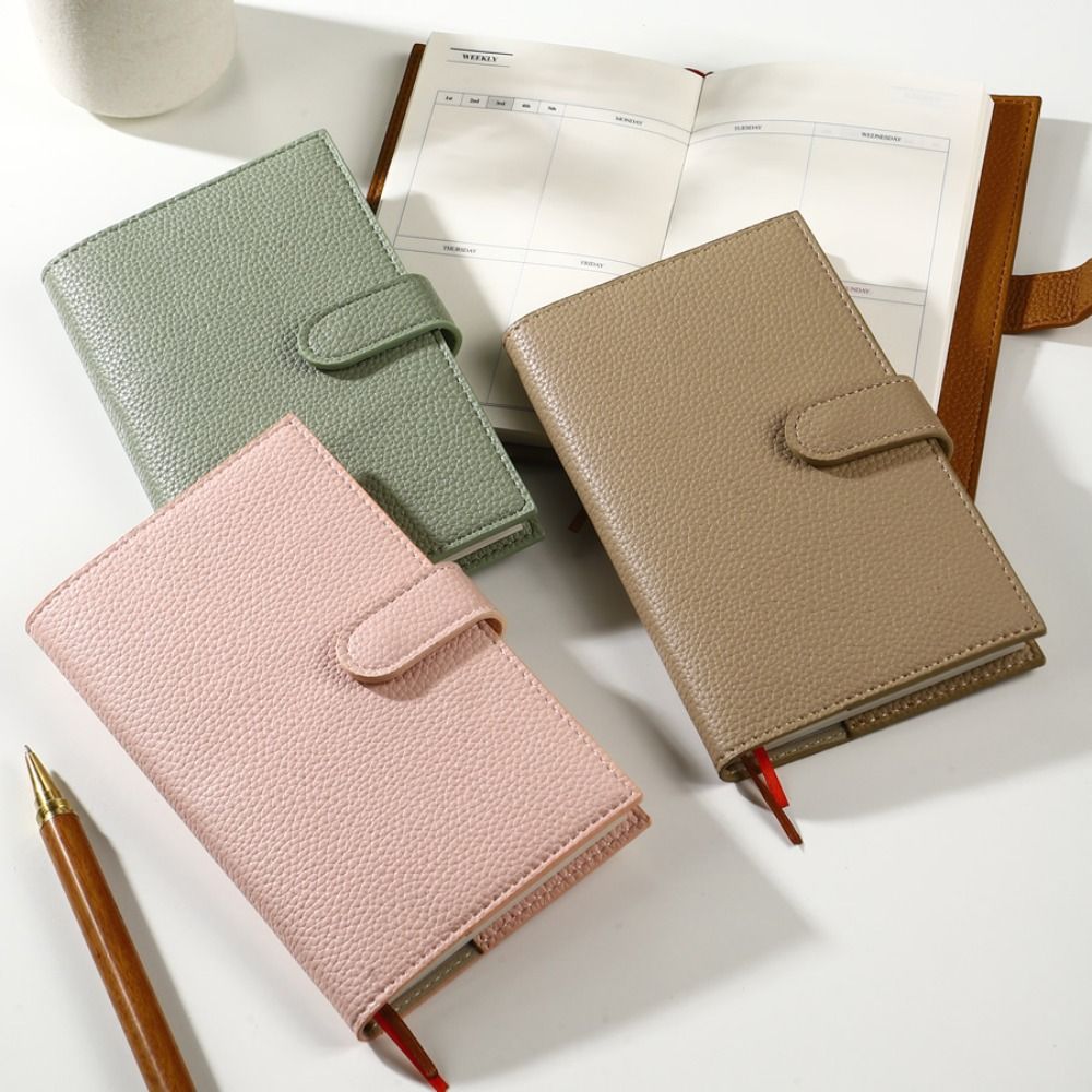 Diary Litchi Leather Portable  - Leatherwork Books recension och pris