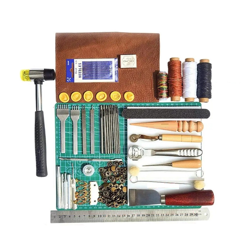 Leather Tool Set Leather Worki - Leatherwork Manual recension och pris