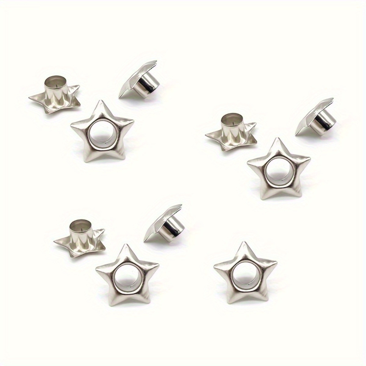 20PCS Star-shaped Eyelets 5mm  - Leatherwork Eyelets recension och pris