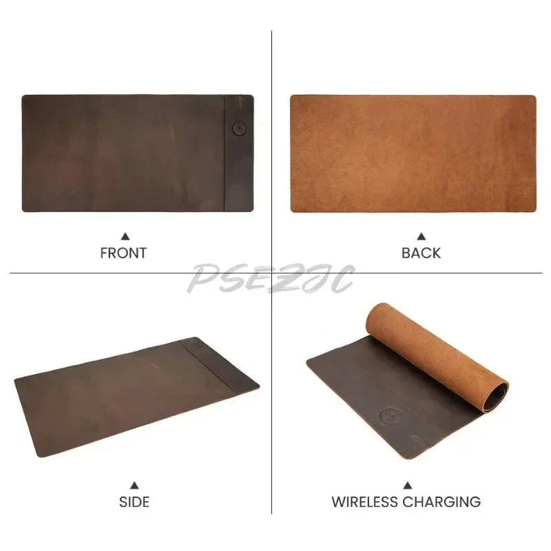 Vintage Cowhide Mouse Pad with - Leatherwork Table recension och pris