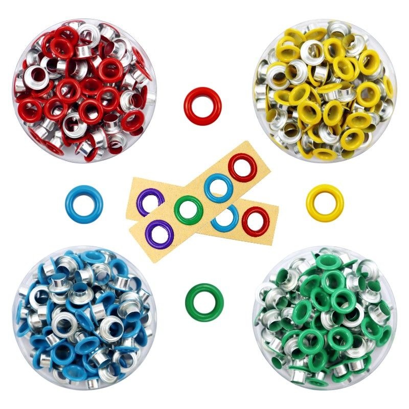 320Pcs 4mm Mixed Stainless Ste - Leatherwork Eyelets recension och pris