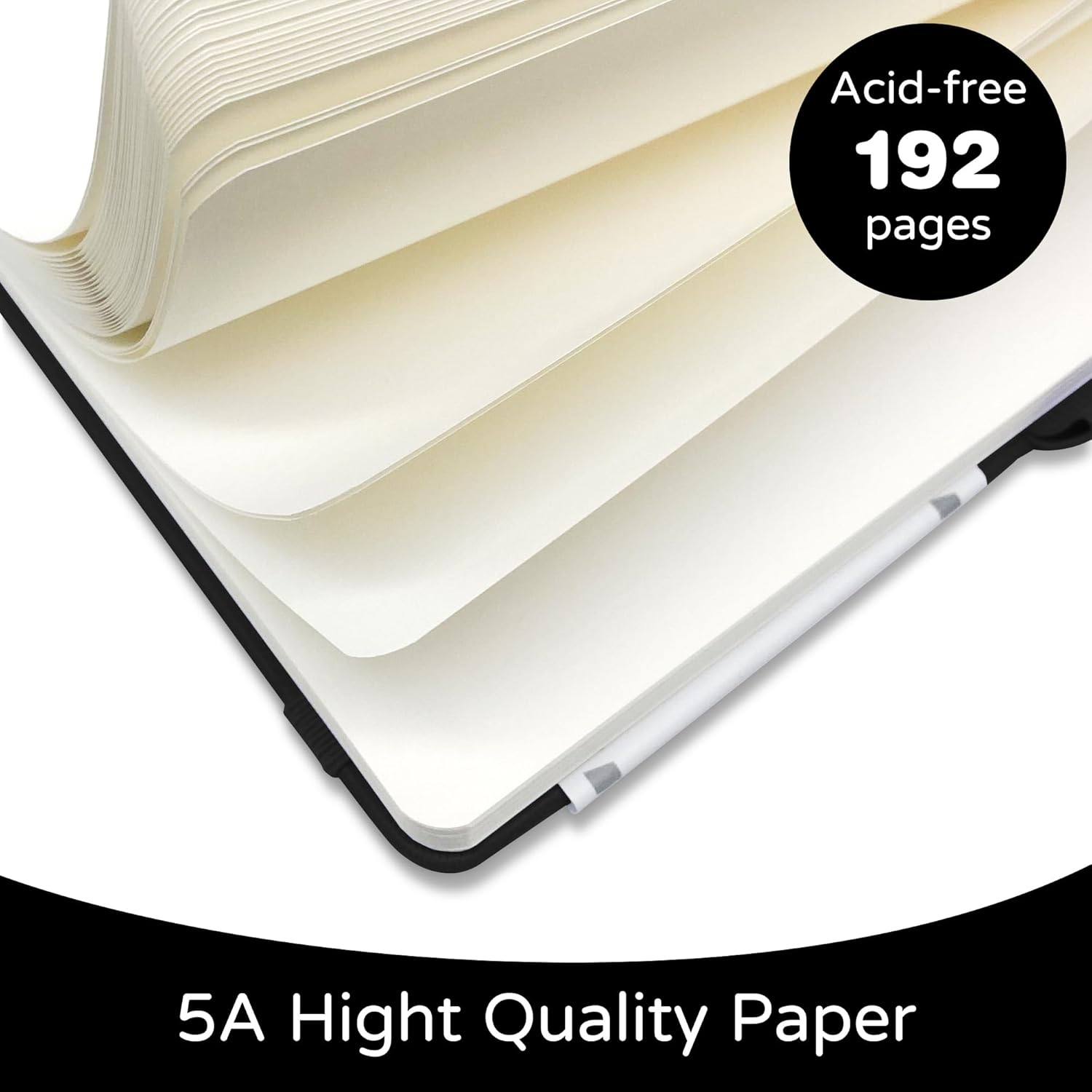 Blank Journal Notebook A5 192  - Leatherwork Books recension och pris