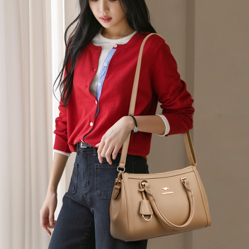 Kangaroo Brand Soft Pu Leather - Leather Work Handbags For Women recension och pris