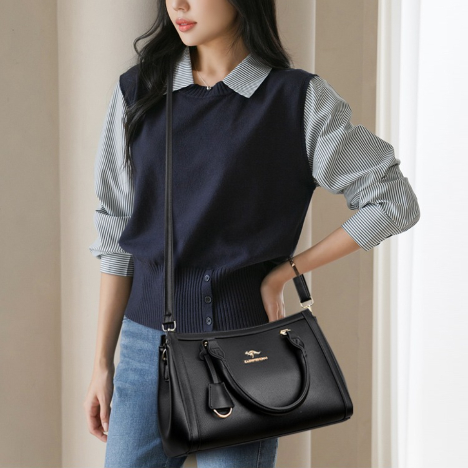 Kangaroo Brand Soft Pu Leather - Leather Work Handbags For Women recension och pris