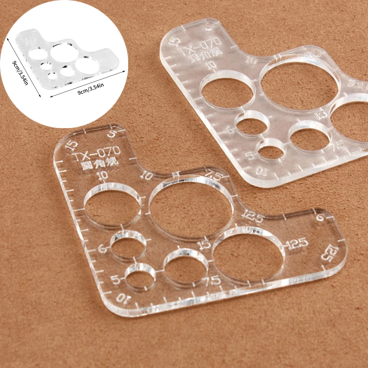 9x9cm Leather Corner Cutter Ci - Leatherwork Templates recension och pris