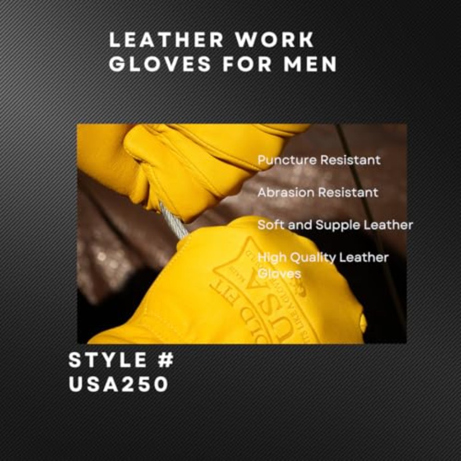 Leather Work Gloves MADE IN US - Leather Works Usa recension och pris