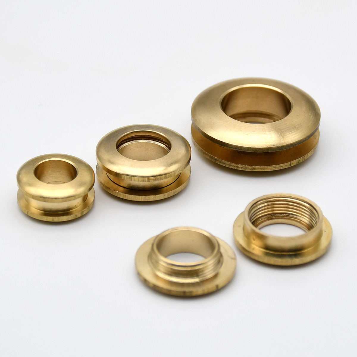 2pcs Solid Brass screw back Ey - Leatherwork Eyelets recension och pris
