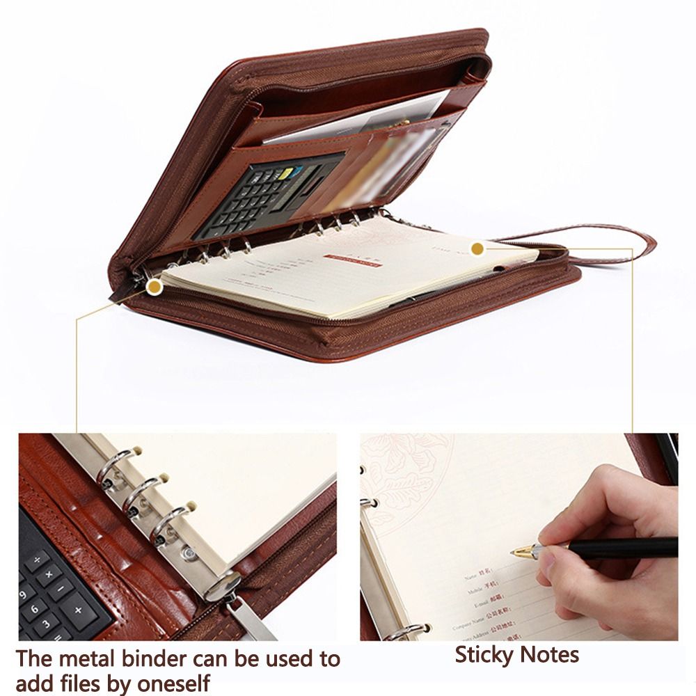 Portable File Folder PU Leathe - Leatherwork Books recension och pris