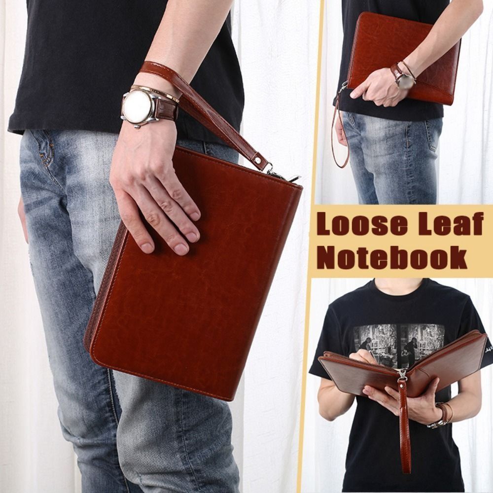 Portable File Folder PU Leathe - Leatherwork Books recension och pris