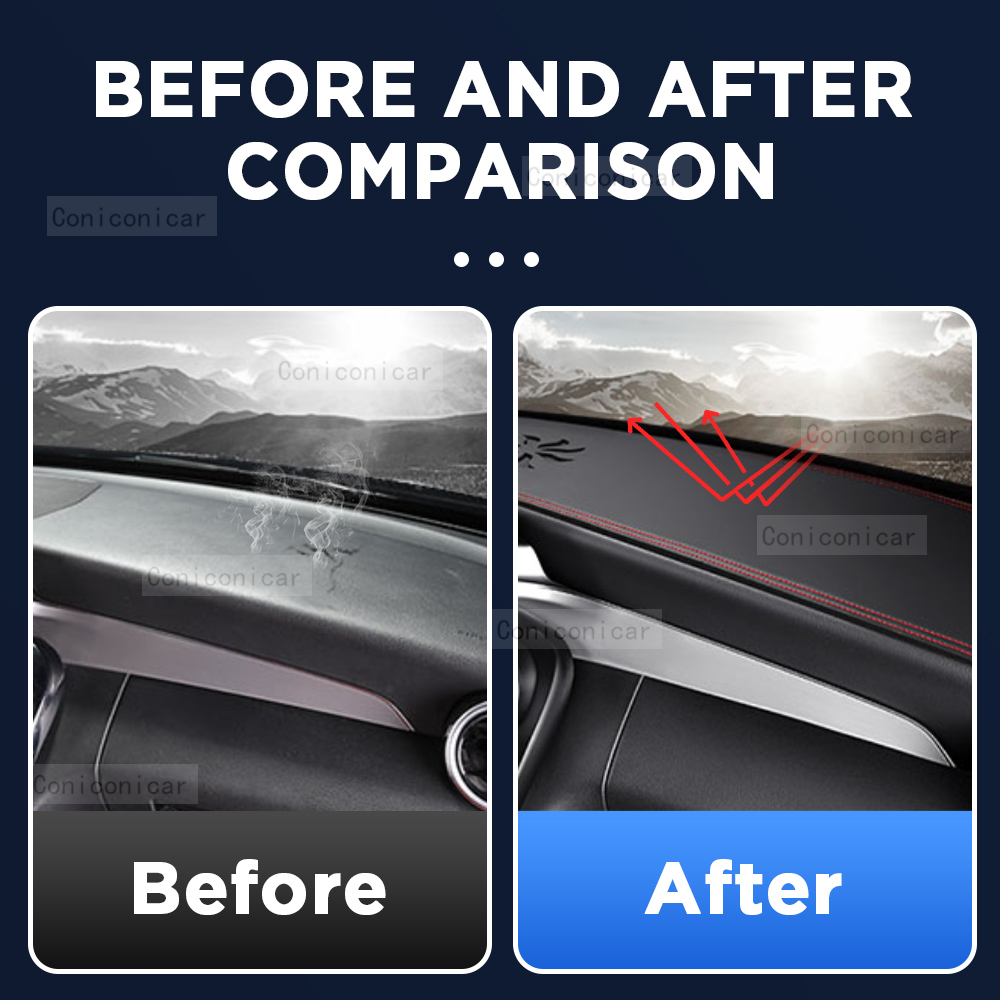 Car Dashboard Sun Shade Cover  - Leatherwork Table recension och pris