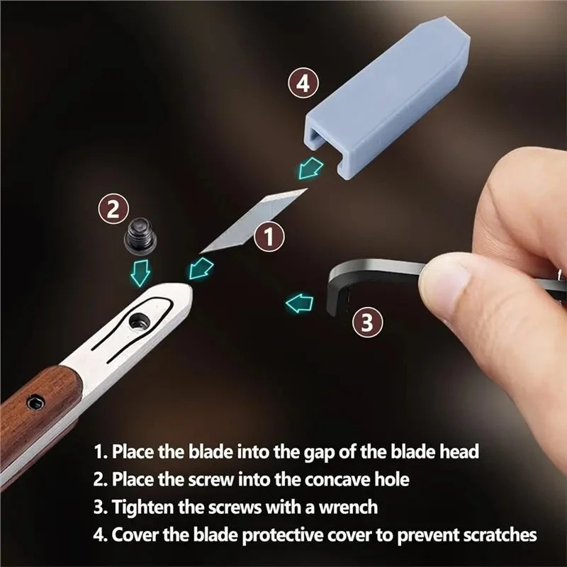 Nattools Leather Knife Replace - Leatherwork Knife recension och pris