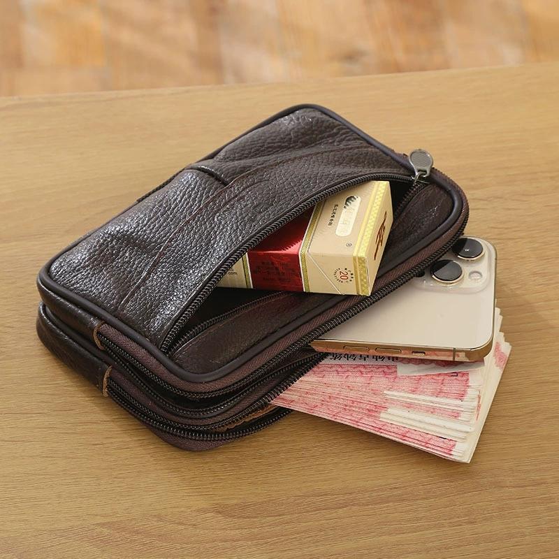 1PC Leather Hand Bags For Men  - Leather Work Handbag recension och pris