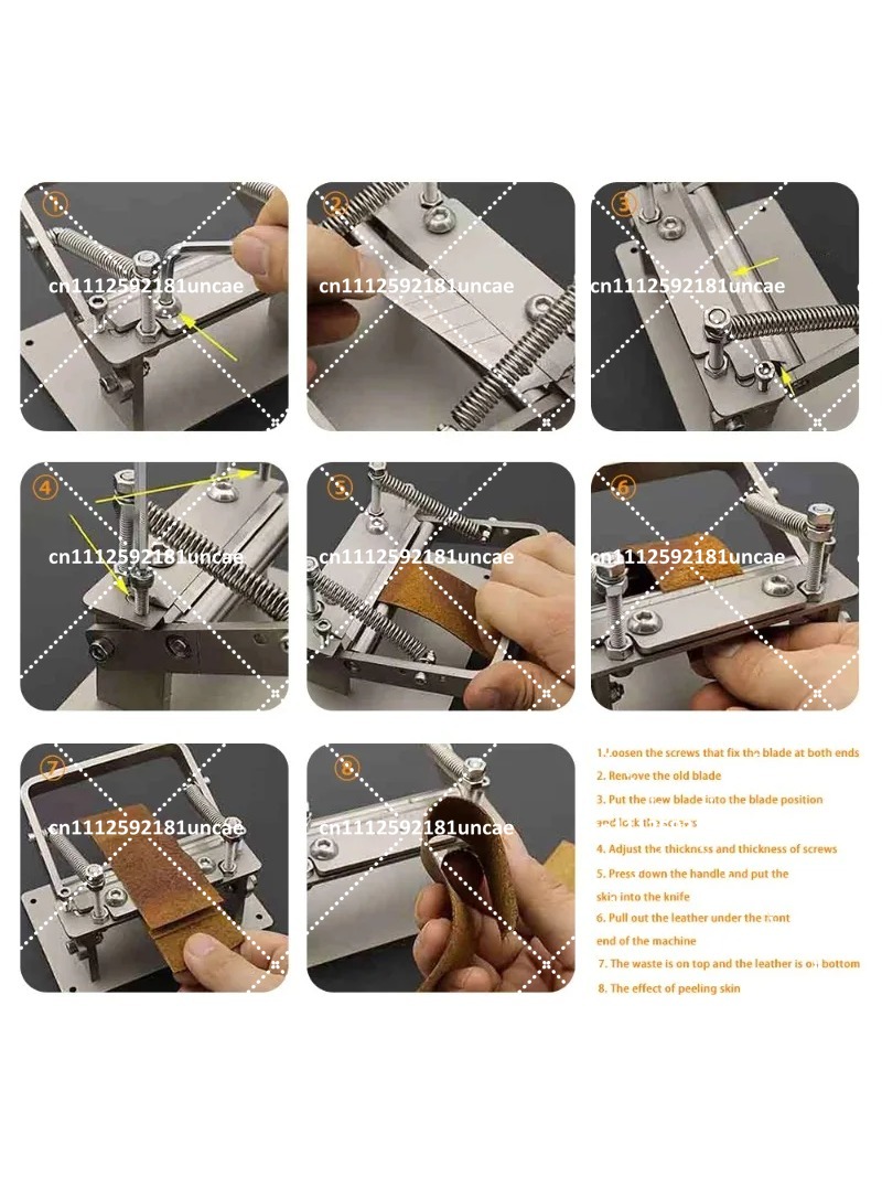 Manual Leather Splitter Peelin - Leatherwork Manual recension och pris