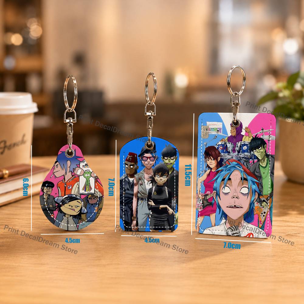 Band G-Gorillaz Holder Keychai - For Leather Work recension och pris