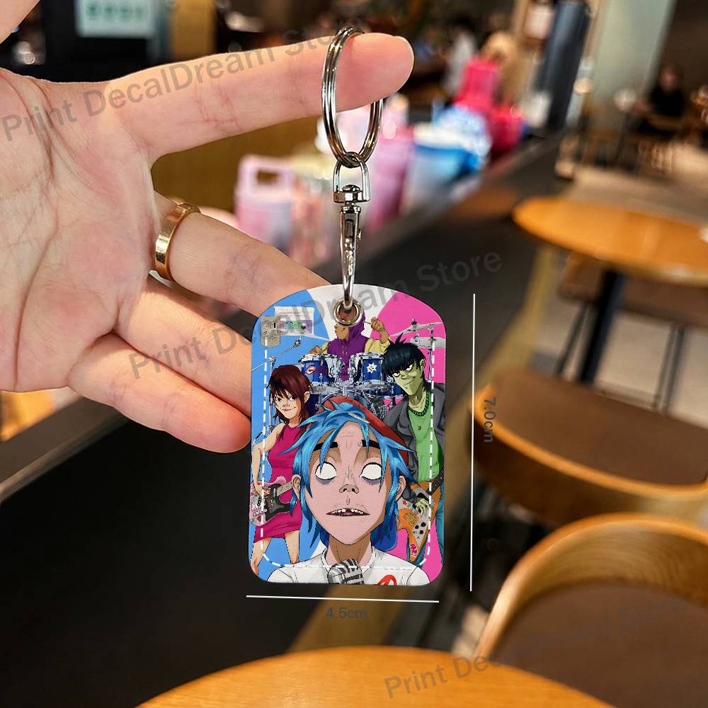 Band G-Gorillaz Holder Keychai - For Leather Work recension och pris