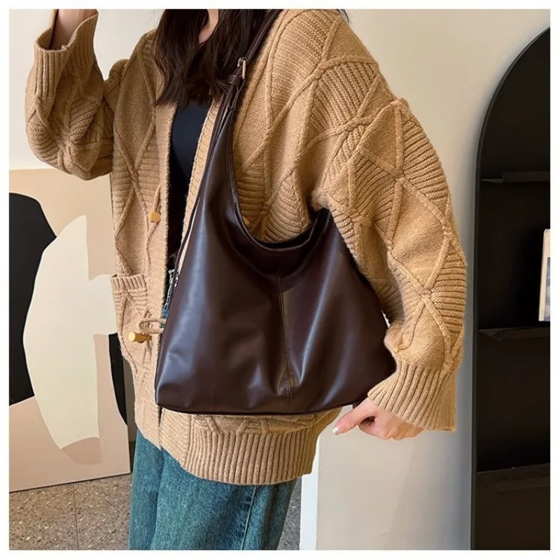 Vintage Hobo Tote Bag for Wome - Leather Work Handbags For Women recension och pris