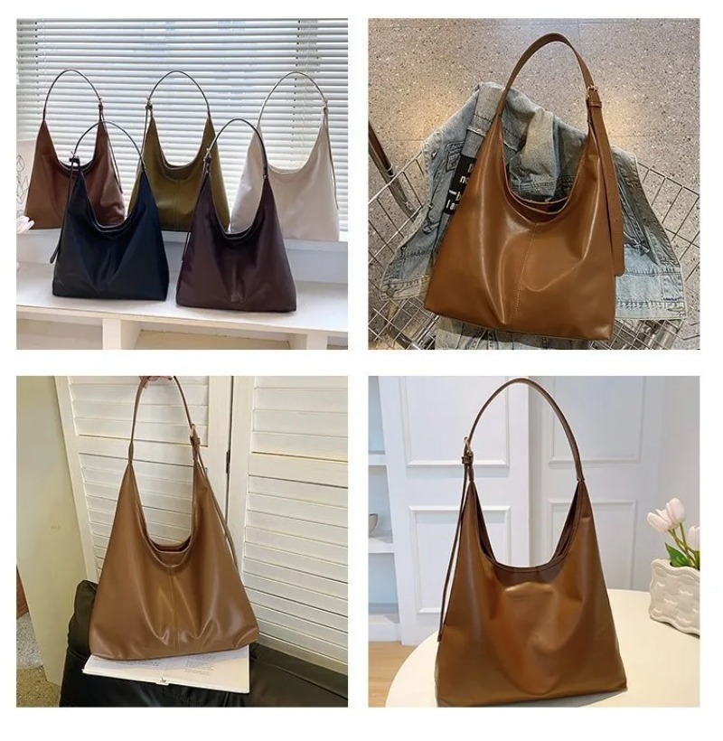Vintage Hobo Tote Bag for Wome - Leather Work Handbags For Women recension och pris
