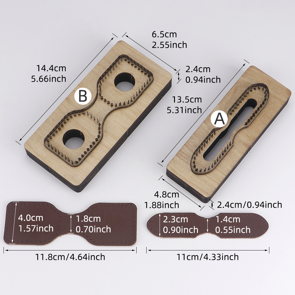 Keychain Pendant Zipper Decora - Leatherwork Templates recension och pris