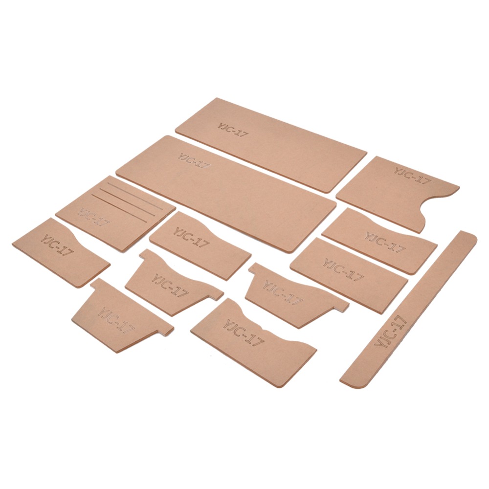 13Pcs YJC-17 Wallet Template A - Leatherwork Templates recension och pris
