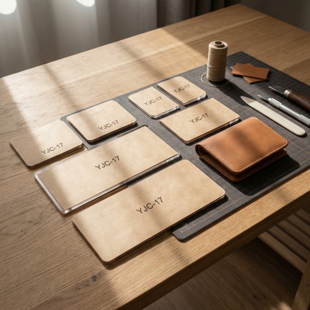 13Pcs YJC-17 Wallet Template A - Leatherwork Templates recension och pris