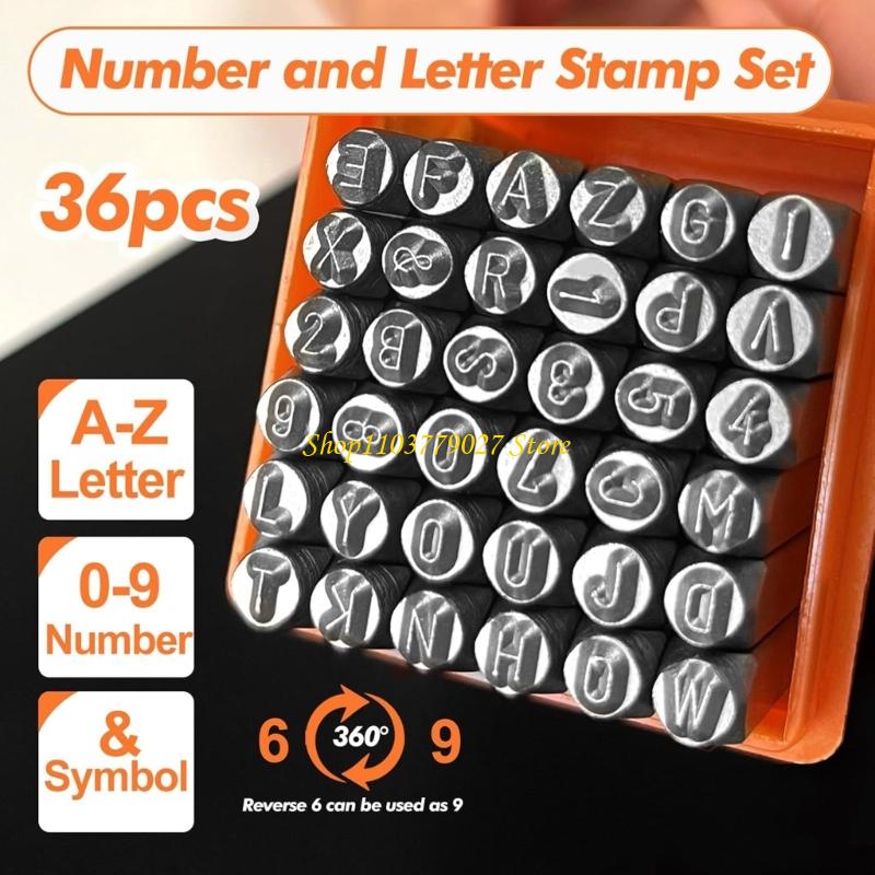 C4DF 37 Pcs Number Stamping Ki - Leatherwork Jewelry recension och pris