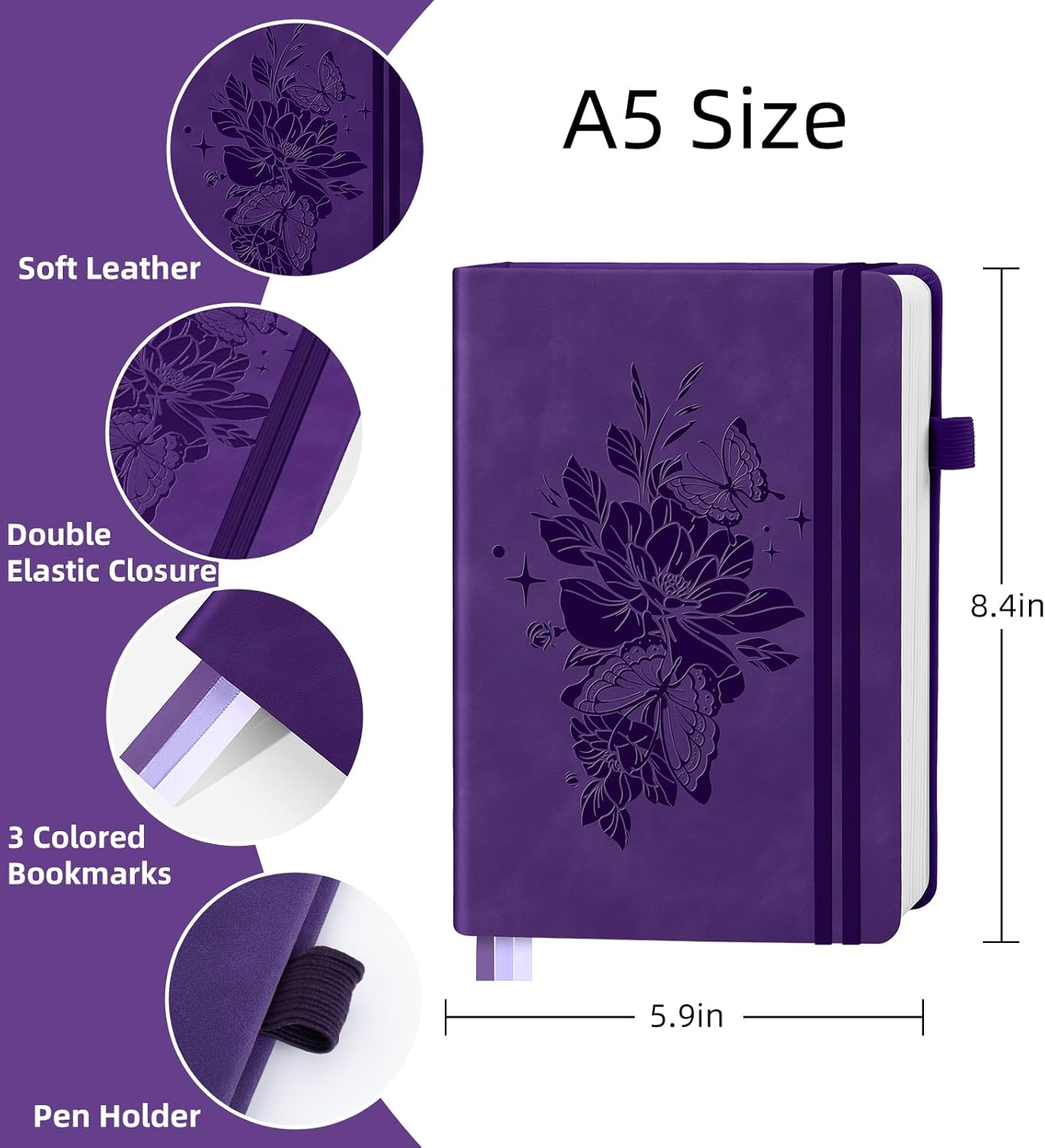 Blank Journal Notebook 365 Pag - Leatherwork Books recension och pris