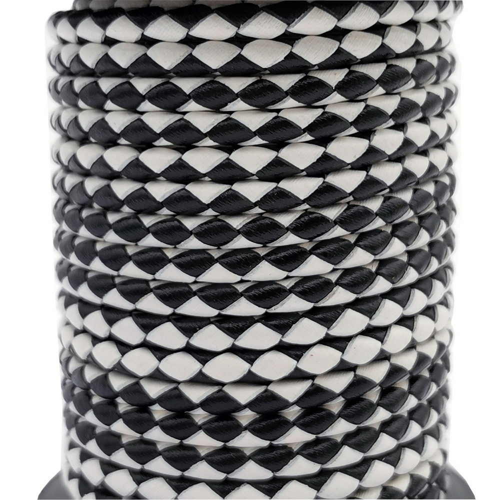 Aaazee 2 Yards 4mm Round Black - Leatherwork Jewelry recension och pris