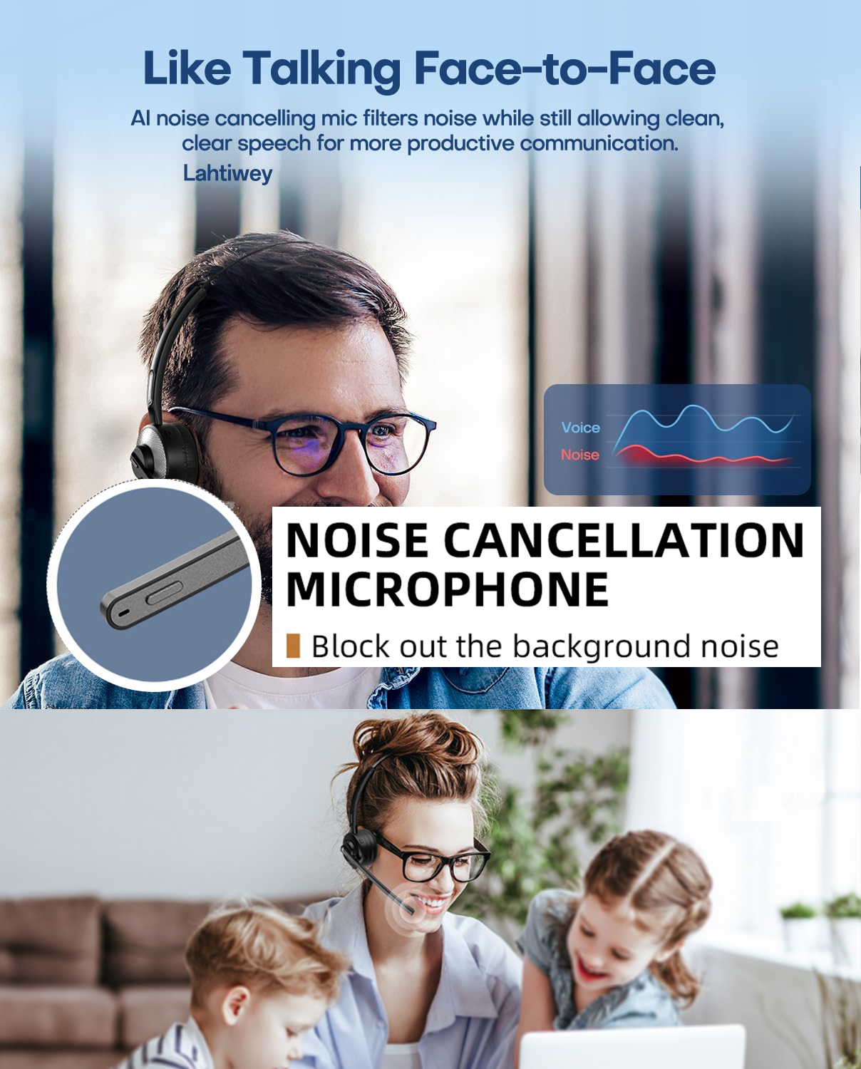 Bluetooth Headset, Wireless He - Leatherwork Manual recension och pris