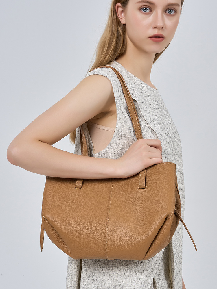 Women Real Leather Soft Tote B - Leather Work Handbags For Women recension och pris