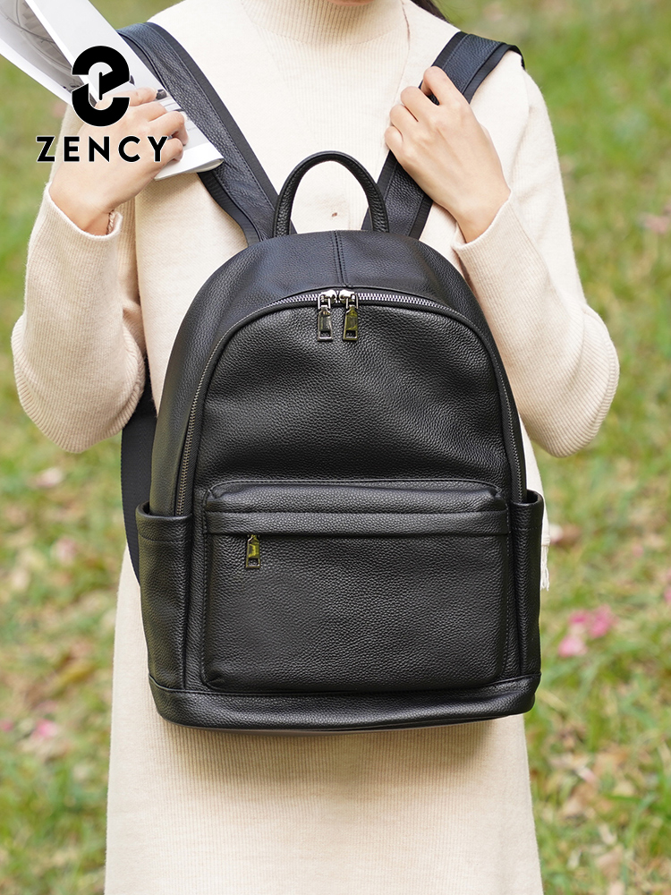Zency Women's Leather Backpack - Leatherwork Books recension och pris