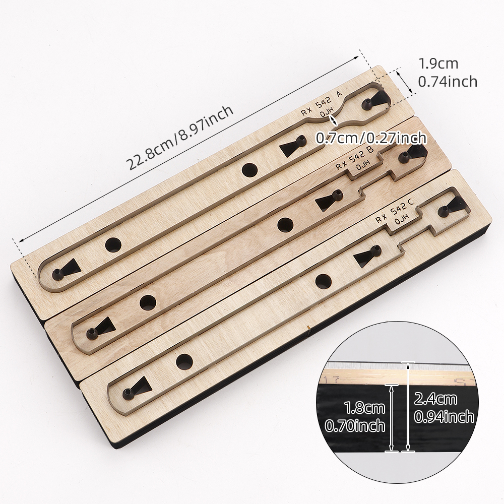 1pc Precision Leather Crafting - Leatherwork Templates recension och pris