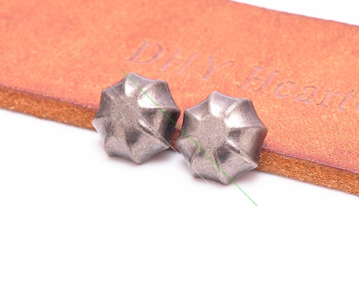 50Pcs Retro Silver Rosette Flo - Leatherwork Jewelry recension och pris