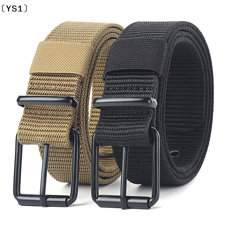 〔YS1〕Mens Belt Porous Canvas P - Leatherwork Eyelets recension och pris