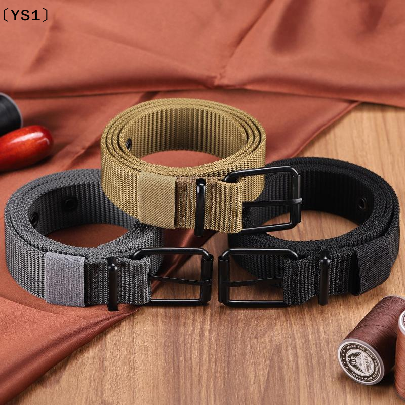 〔YS1〕Mens Belt Porous Canvas P - Leatherwork Eyelets recension och pris