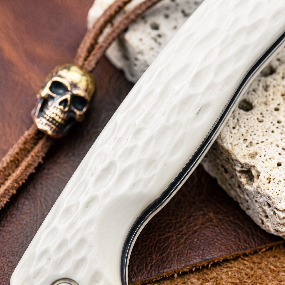 Damascus Blade Folding Pocket  - Bone Folder Tool recension och pris