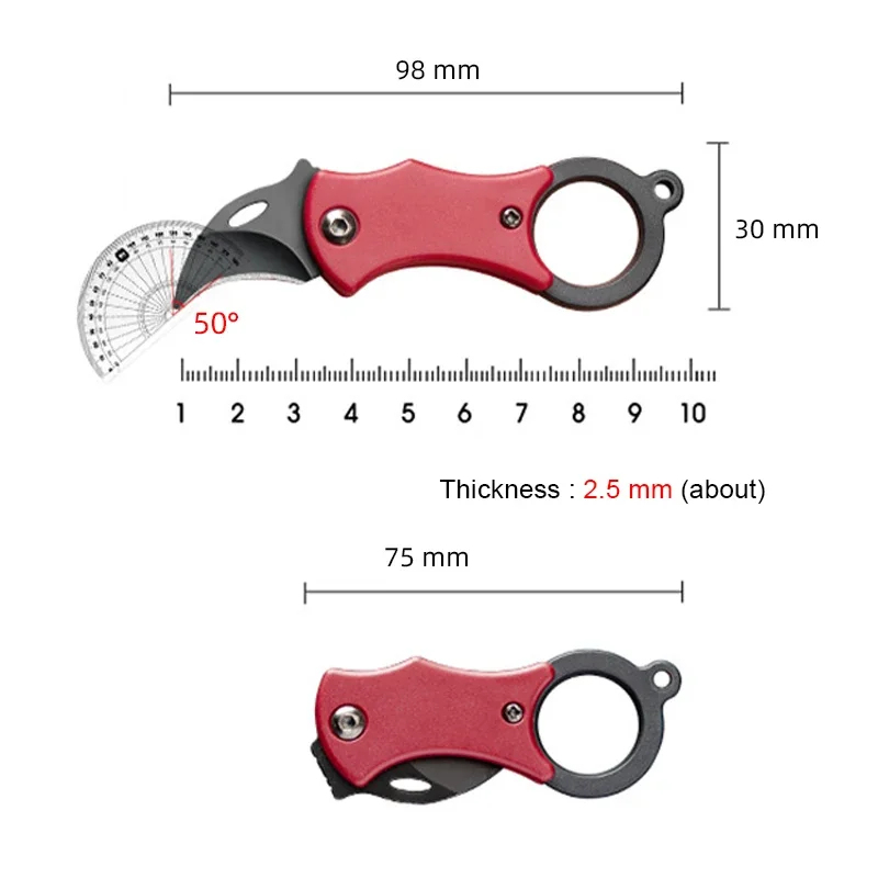 Mini Folding Utility Knife Mul - Bone Folder Tool recension och pris