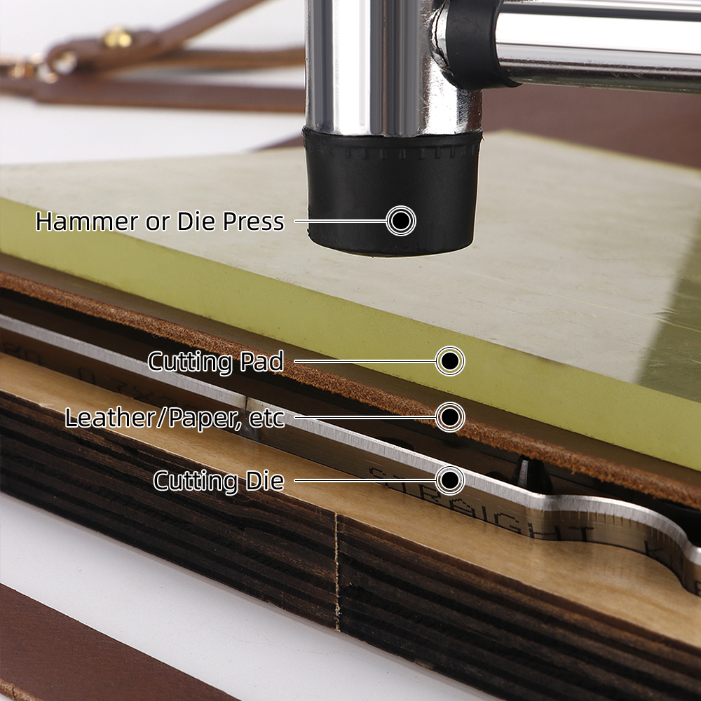 Wooden Punching Die Key Chain  - Leatherwork Templates recension och pris