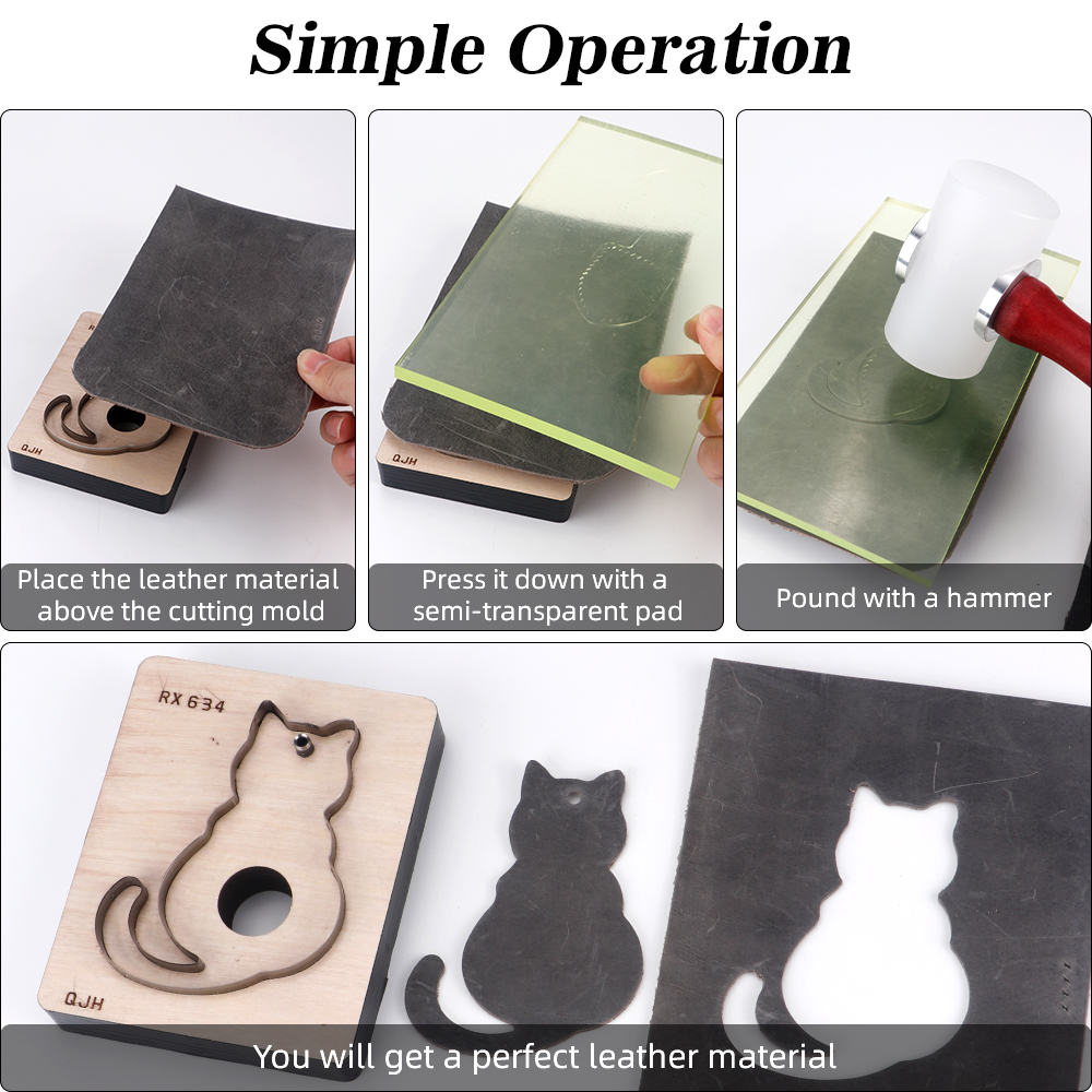 1pc leather handmade stamping  - Leatherwork Templates recension och pris