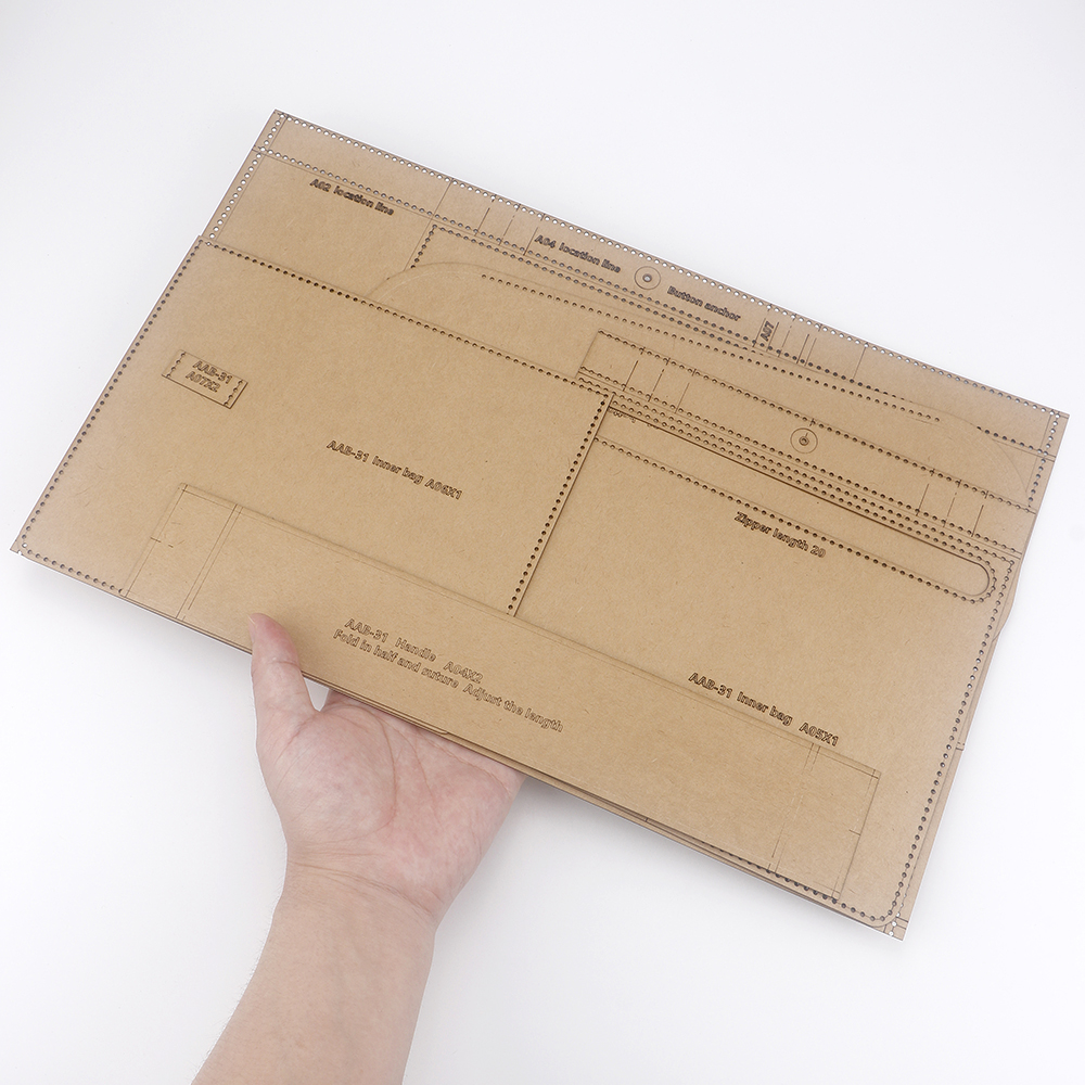 1Set Large-Capacity Minimalist - Leatherwork Templates recension och pris